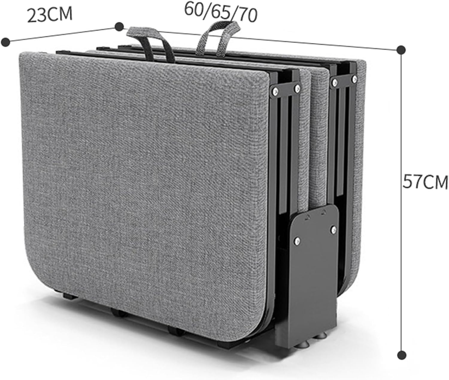 EMOOR 折りたたみマットレス グレー・ホワイト